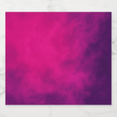 Aangepaste Magenta Wijnfles Labels Sparkling Wijnetiket (Enkel label)