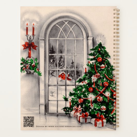 Aangepaste magie van Kerstmis Planner (Achterkant)