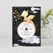 Aangepaste Magische Draak Verjaardag Kaart (Staand voorkant)