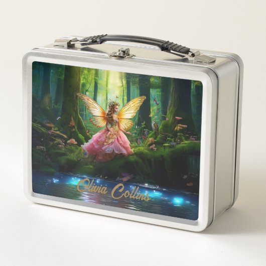 Aangepaste magische fee in het bos (Voorkant)