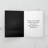 Aangepaste magische heks brouwen  Happy Halloween Kaart (Binnen)