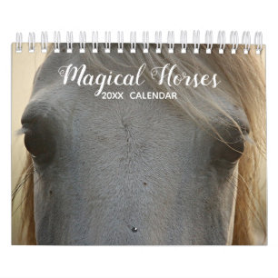 Aangepaste magische paarden 20XX Kalender