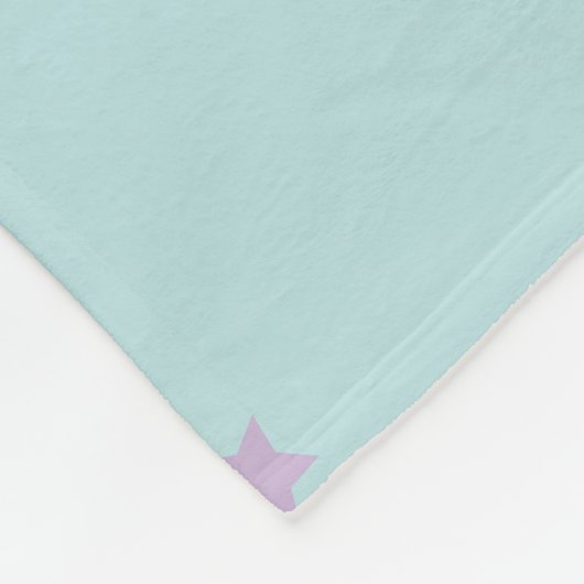 Aangepaste magische Unicorn Fleece Blanket Deken (Hoek)