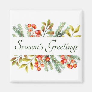 Aangepaste magneet met botanische banner
