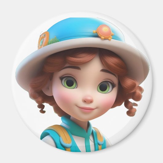 "Aangepaste magneet met uniek ontwerp" (Voorkant)