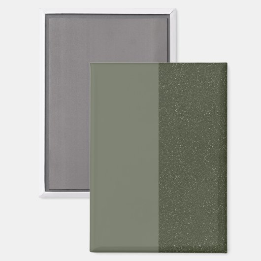 Aangepaste magneet – Moss Green Noise Panel (Voorkant / Achterkant)