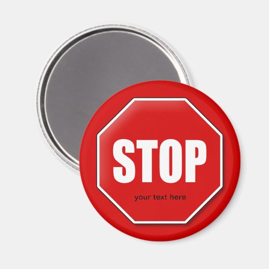 Aangepaste magneet stoppen (Voorkant / Achterkant)