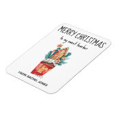 Aangepaste magneet Sweet Teacher Vrolijk Kerstfees (Linkerzijde)