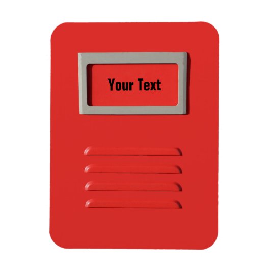 Aangepaste magneet voor archiefkast (Verticaal)