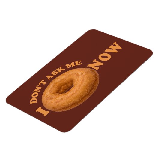 Aangepaste magneet voor donut Humor (Linkerzijde)