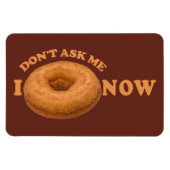 Aangepaste magneet voor donut Humor (Horizontaal)