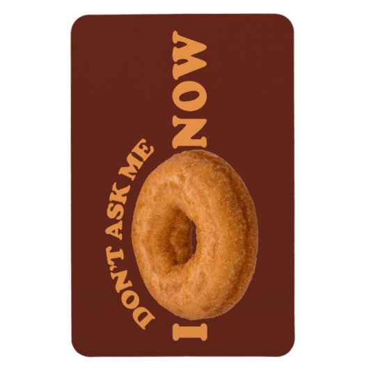 Aangepaste magneet voor donut Humor (Verticaal)