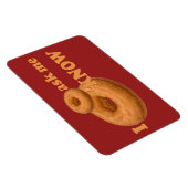 Aangepaste magneet voor donut Humor (Rechterzijde)
