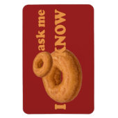 Aangepaste magneet voor donut Humor (Verticaal)