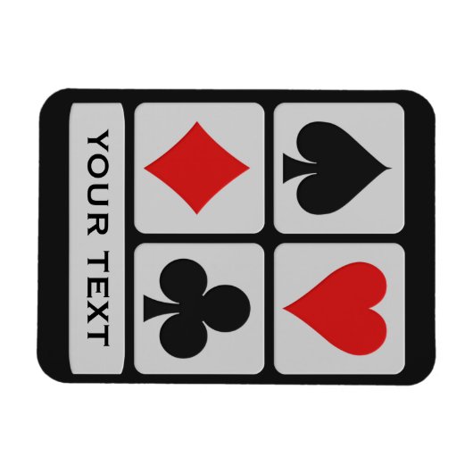 Aangepaste magneet voor kaartspeler (Horizontaal)