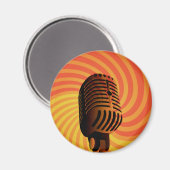 Aangepaste magneet voor microfoon (Voorkant / Achterkant)