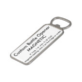 Aangepaste magneetflesopener magnetische flesopener (Gekanteld)