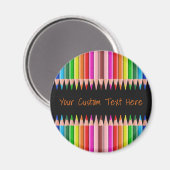 Aangepaste magneetten voor het kleuren van Pencils Magneet (Voorkant / Achterkant)