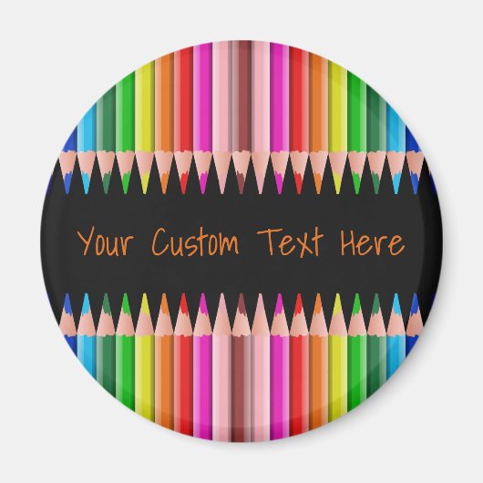 Aangepaste magneetten voor het kleuren van Pencils Magneet (Voorkant)