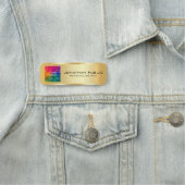 Aangepaste magnetische foto van uw medewerker of u naamplaatje (In situ)