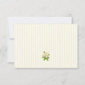 Aangepaste Magnolia Schildering Streep Preppy Bedankkaart (Achterkant)