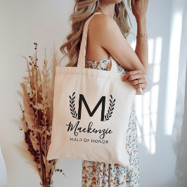 Aangepaste Maid of Honor Proposal Bag, Bachelorett Tote Bag