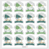 Aangepaste Mail Delivery Decals voor Mokken Sticker (Vel)