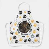 Aangepaste Maine Coon kattenfokkerij foto schort (Voorkant)