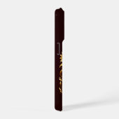 Aangepaste Majestic Gouden Leeuw iPhone Hoesje (Rechterkant)