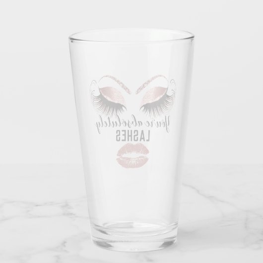 Aangepaste make-up artistieke Eyelash Extension Ku Glas (Achterkant)