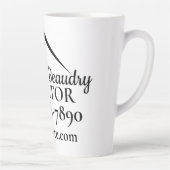 Aangepaste makelaar in onroerend goed marketing latte mok (Rechts)