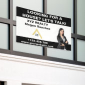 Aangepaste makelaar Logo Promotional Spandoek (Buitenkant Gebouw)