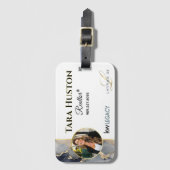 Aangepaste makelaar TARA Huston Bagagelabel (Voorkant (verticaal))