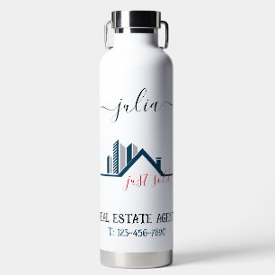 Aangepaste makelaar voor kleine bedrijven Marketin Waterfles