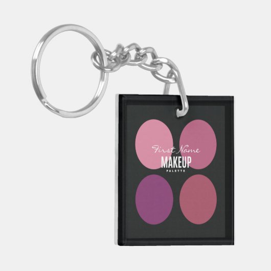 Aangepaste Makeup Palette Gift Bag Stuffers Keyboa Sleutelhanger (Voorkant Links)