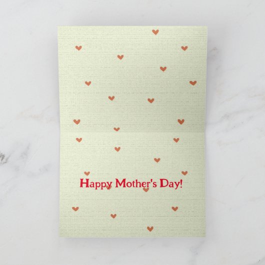 Aangepaste Malinois Moeder Hond Beste Gekke Hond L Bedankkaart (Binnen)