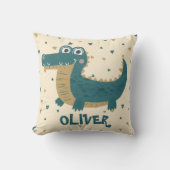 Aangepaste Malle Baby Alligator Kussen (Voorkant)