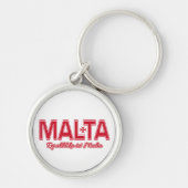 Aangepaste MALTA-keten Sleutelhanger (Voorkant)