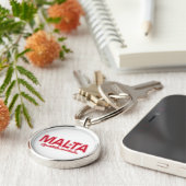 Aangepaste MALTA-keten Sleutelhanger (Zijkant)