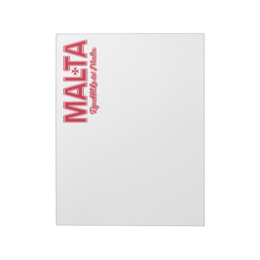 Aangepaste MALTA-laptop Notitieblok (Linkerzijde)