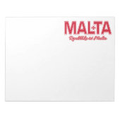 Aangepaste MALTA-laptop Notitieblok (Voorkant)
