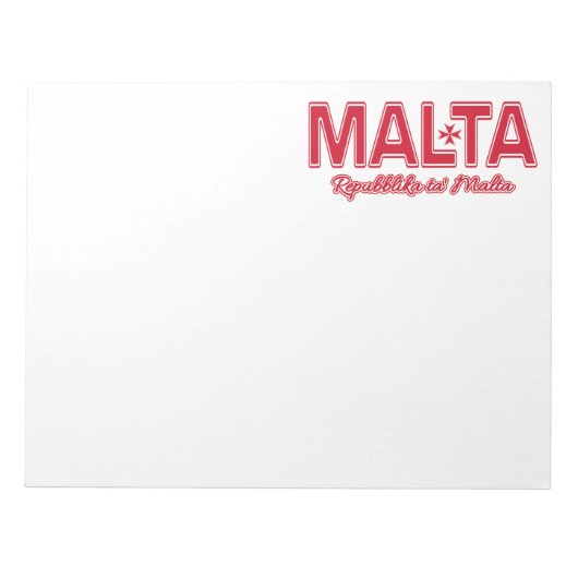 Aangepaste MALTA-laptop Notitieblok (Voorkant)