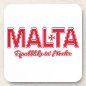 Aangepaste MALTA-onderzetters Onderzetter (Voorkant)