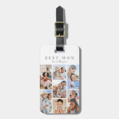 Aangepaste mam foto bagagelabel (Voorkant verticaal)