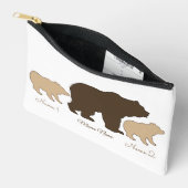 Aangepaste Mama Beer Met 2 Kinder Namen Moederdag  Etui (Open)