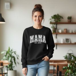 Aangepaste Mama Est.Jaar Gepersonaliseerde Moeder  Trui