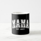 Aangepaste Mama Oprichtingsjaar Gepersonaliseerd Koffiemok (Center)
