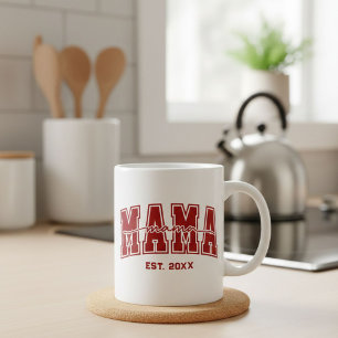 Aangepaste Mama Oprichtingsjaar Gepersonaliseerd Koffiemok