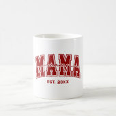 Aangepaste Mama Oprichtingsjaar Gepersonaliseerd Koffiemok (Center)