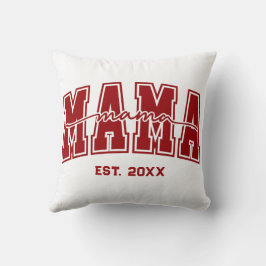 Aangepaste Mama Oprichtingsjaar Gepersonaliseerd Kussen